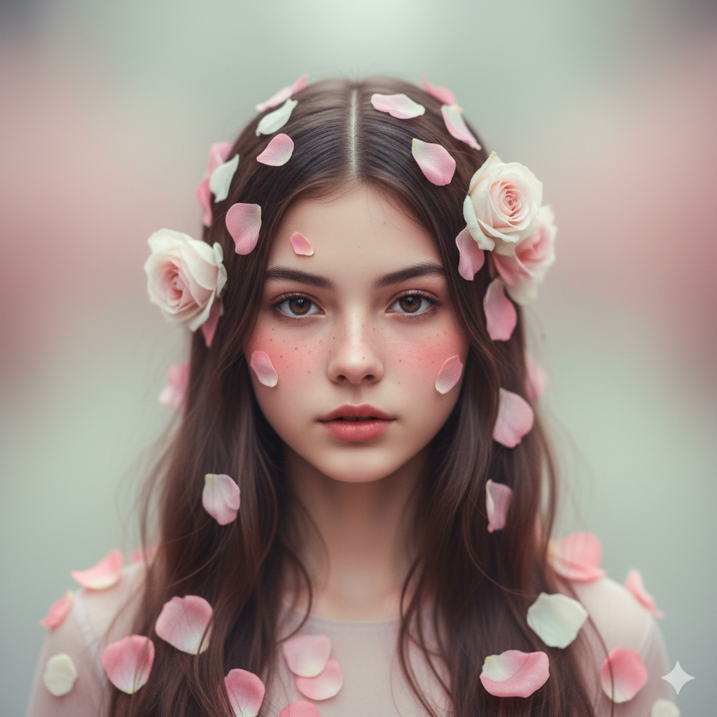 Gemini AI Girl Photo Prompt FREE Copy Paste – Trending Girl with Rose Aesthetic Style
