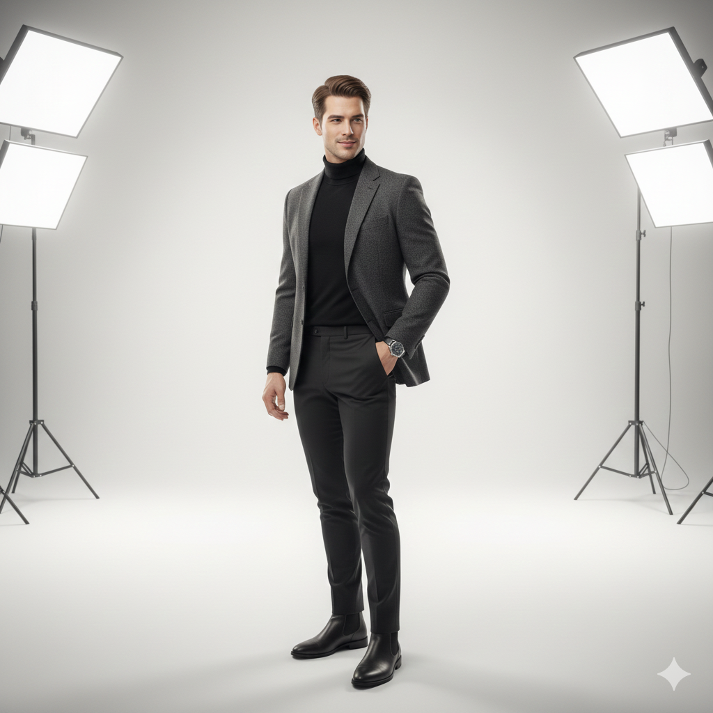 Trending Gemini AI Photo Prompt Copy Paste for Boys – Designer Fashion Photoshoot 2025