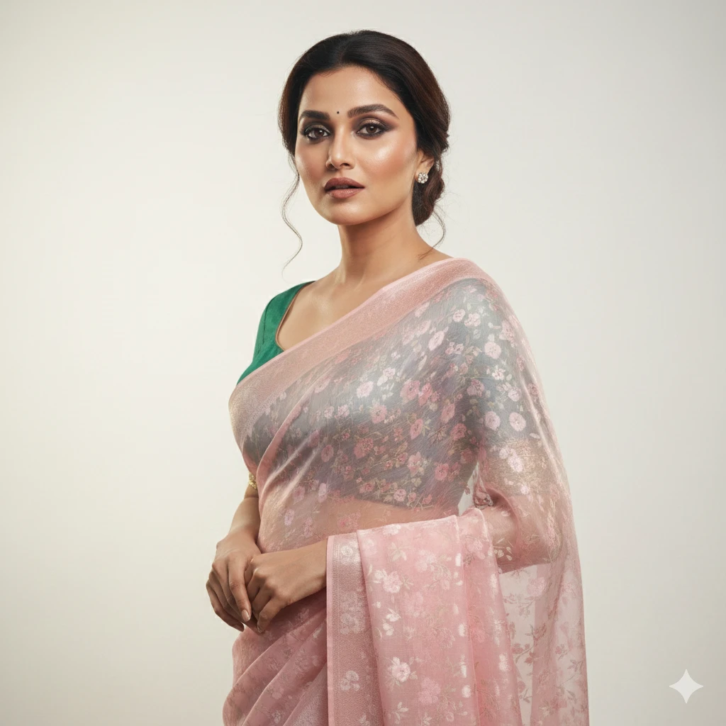 Top 10 Gemini AI Photo Prompt Copy Paste 4K Ultra Realistic Saree Glamour Look