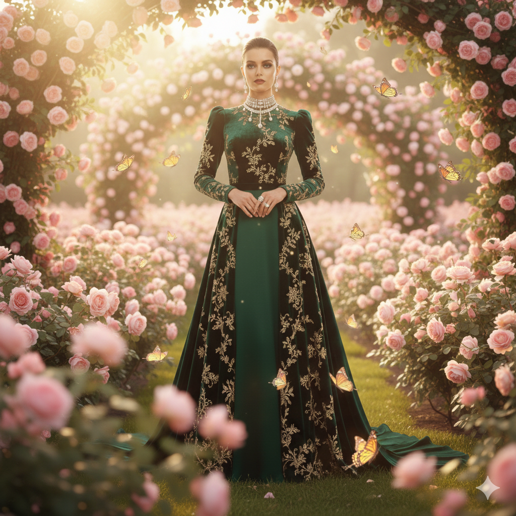 Gemini AI Girl Photo Prompt FREE Copy Paste – Trending Girl with Rose Aesthetic Style