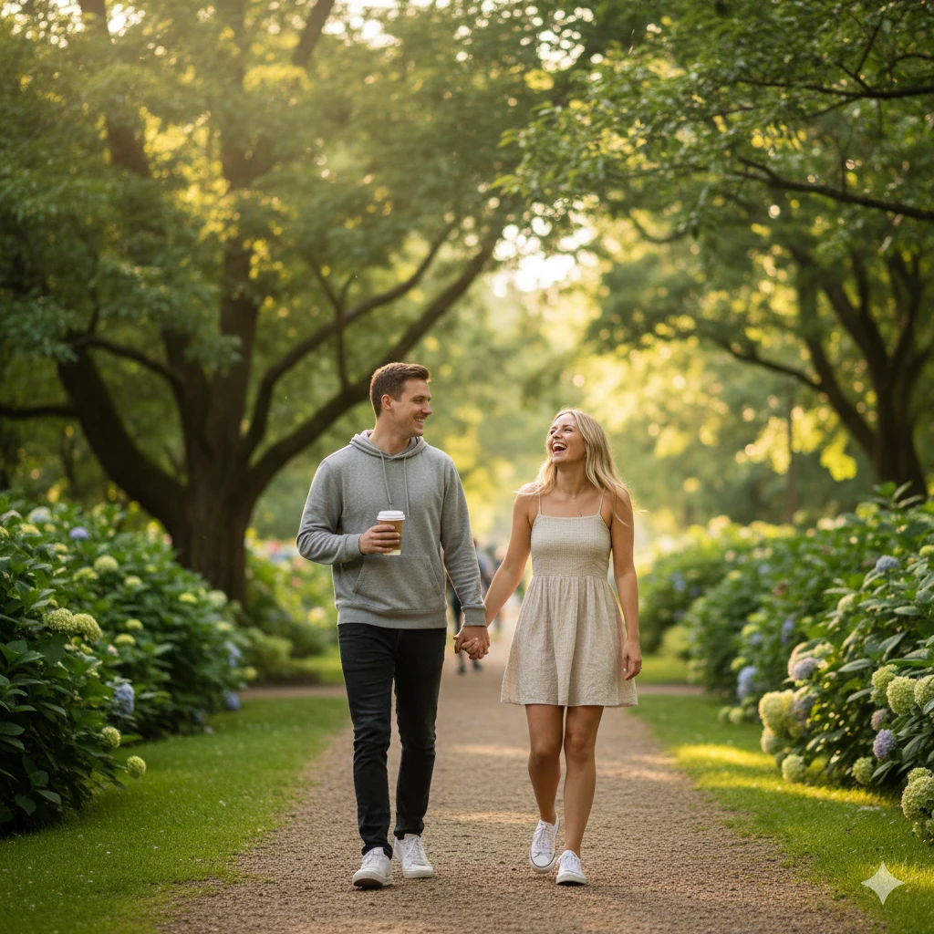 Gemini AI Couple Photo Prompt Romantic Boy Girl