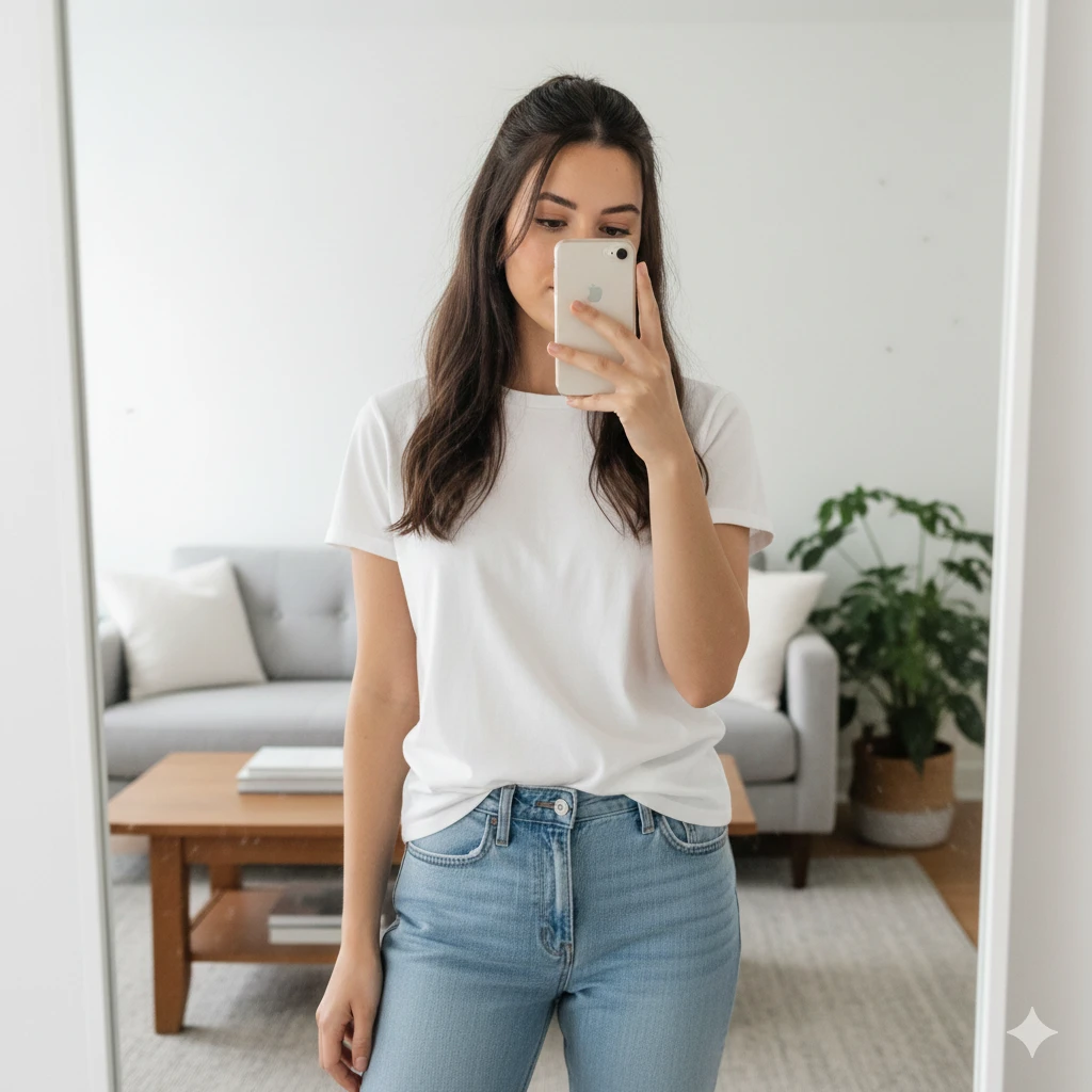 Top 10 Gemini AI Girl Prompts – Aesthetic Mirror Selfie Generator