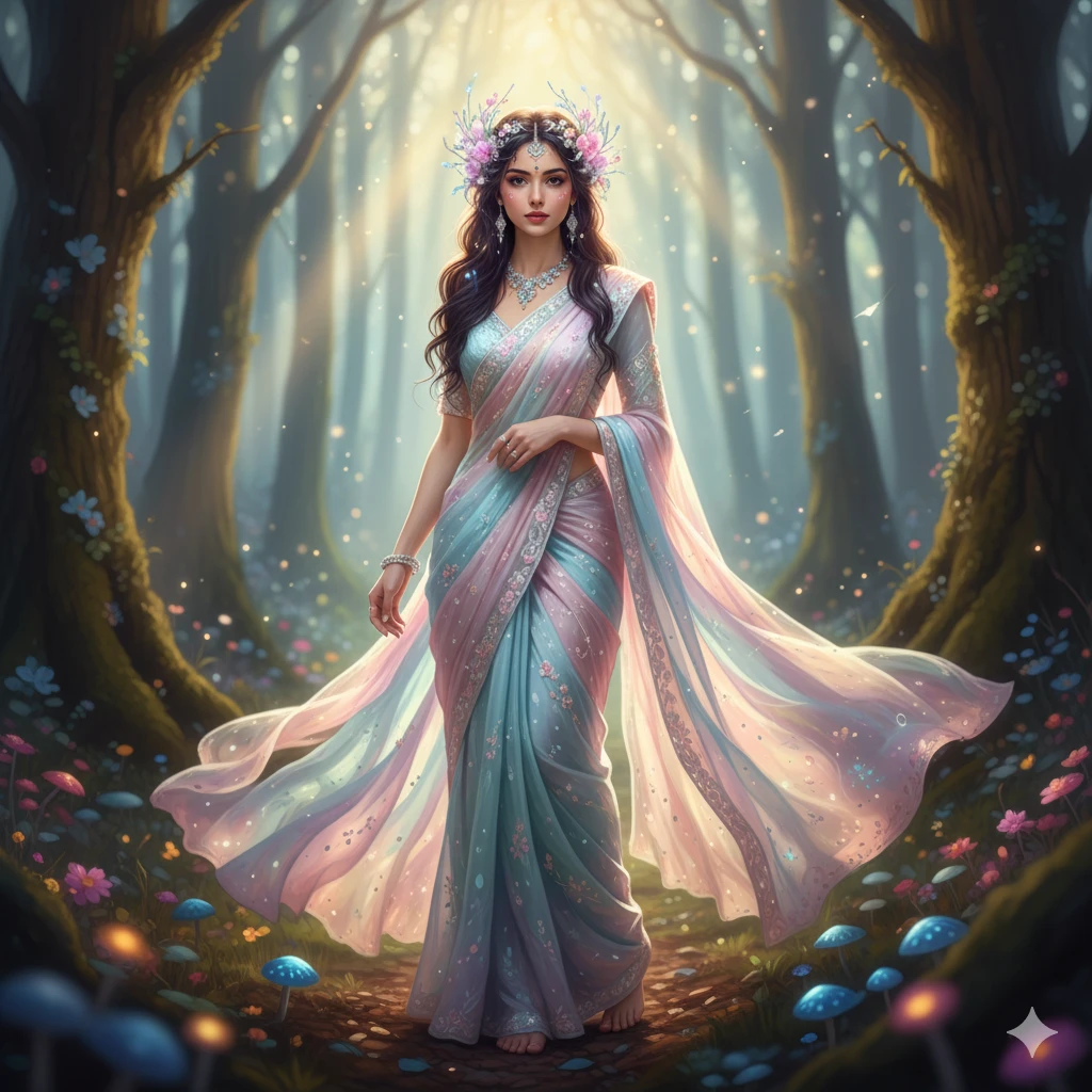 Top 20 Gemini AI Photo Prompt Copy Paste Saree Look Indian Girls Pics