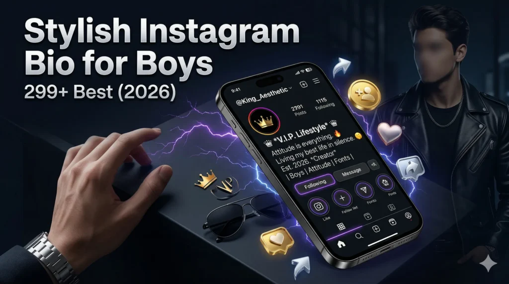 Top Instagram Bio for Boys and Girls That Look Stylish and Professional 2026