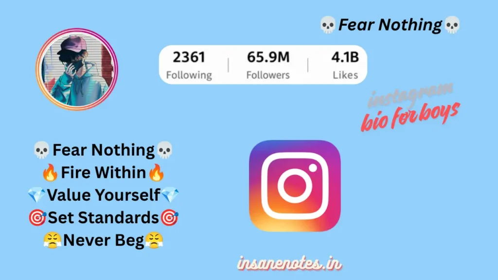 Best Instagram Bio For Boys 